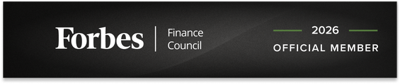 Forbes Finance Council official member, 2026